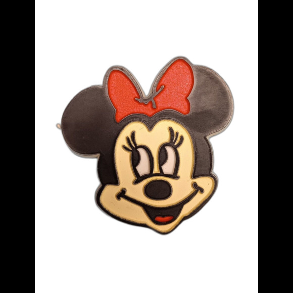 Disney Vintage 1970s Minnie Mouse Hard Plastic Magnet kitchen accessories women - Picture 4 of 4